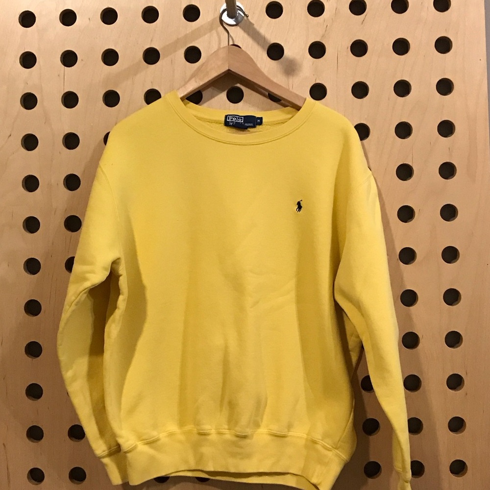 Vintage Ralph Lauren Polo Yellow Crewneck